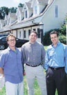 Peter Getman '90, Barrett McDevitt '85 and Michael
DesRochers '86