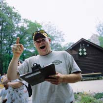 Bear Brook staff - Photo by Lisa Nugent