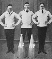 UNH cheerleaders, photo courtesy of University Archives