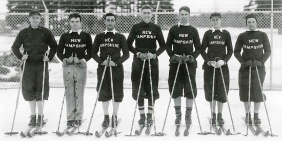 Paul Sweet and cross country ski team